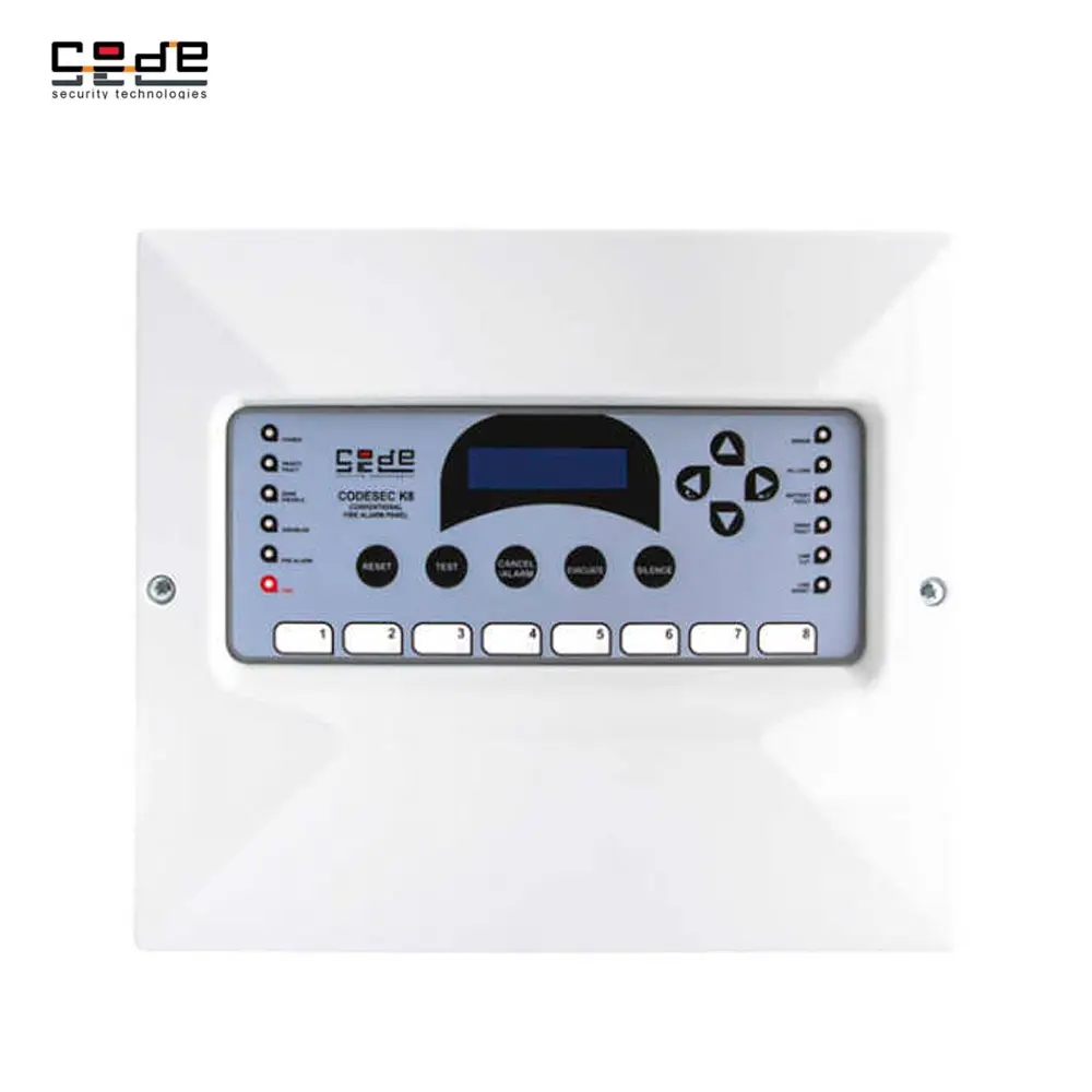 Codesec K8 8 Zone Konvansiyonel Yangın Alarm Paneli